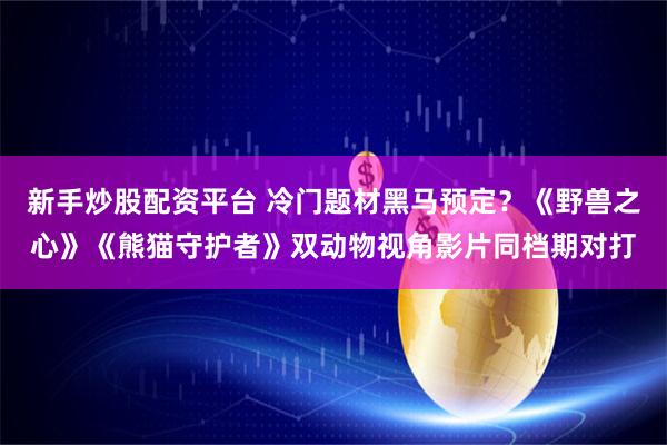 新手炒股配资平台 冷门题材黑马预定？《野兽之心》《熊猫守护者》双动物视角影片同档期对打